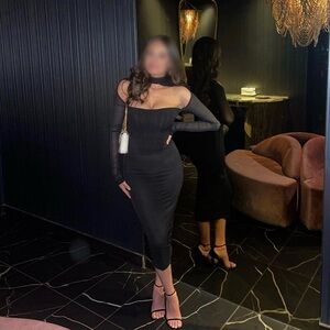 Send offers! House of CB Milarose dress in black size XS